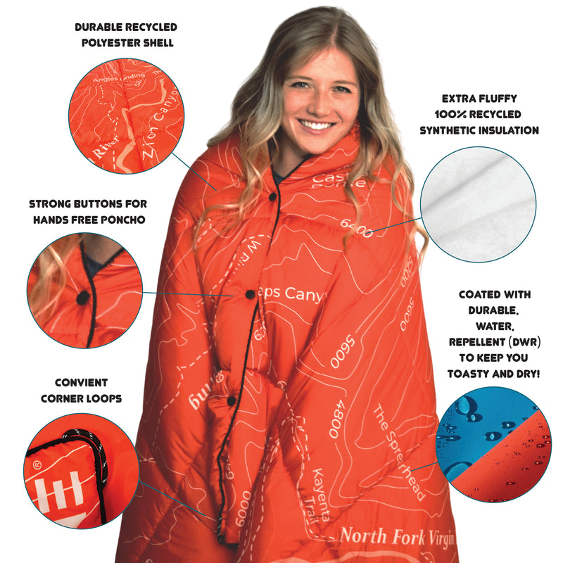 Gates of the Artic Topo Blanket