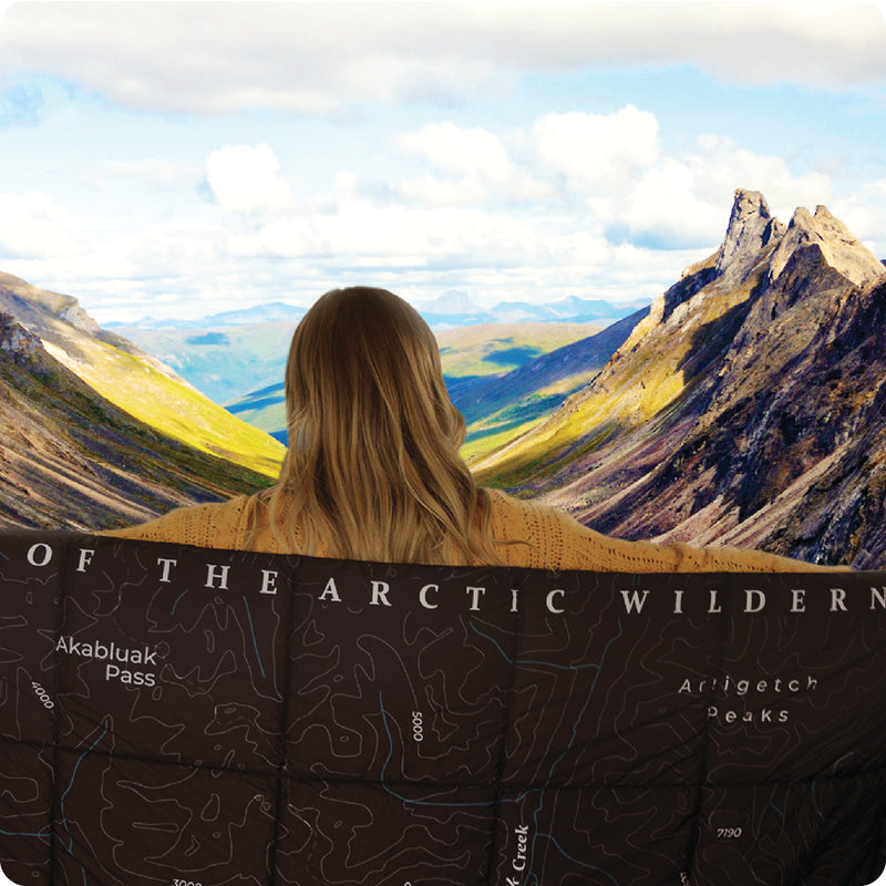 Gates of the Artic Topo Blanket